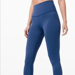 Lululemon Wunder train regatta blue 25inch size 4 leggings